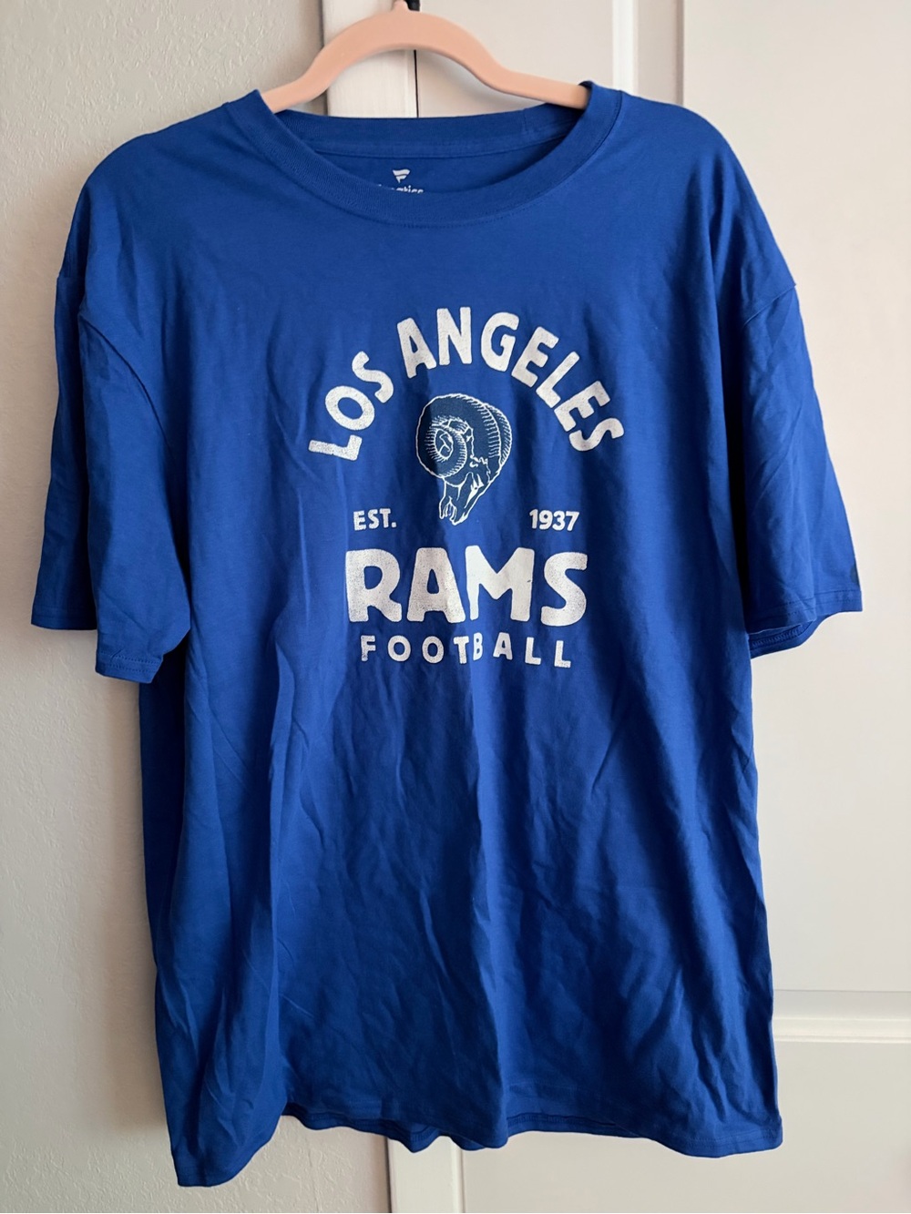 Fanatics Royal Blue Tee with White Logo
